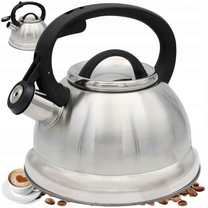 Fierbator Elitehoff 5078, 3L, inox, pentru gaz si inductie, design modern, capacitate 3L