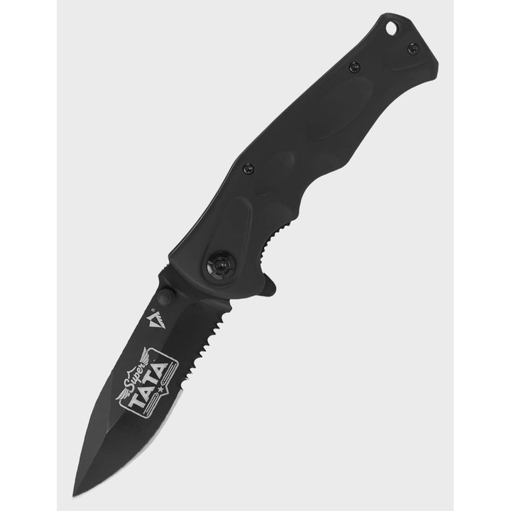 Cutit Pliabil, Dominator Urban Combat, Gr222590Super, Lama Otel Inoxidabil 440, Calitate Inalta, Mecanism De Deschidere, Material Inox, Negru