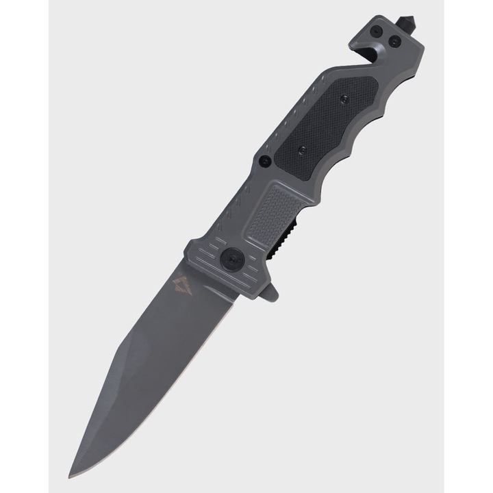 Cutit Pliabil, Dominator Urban Combat, 2-94, Lama Otel Inoxidabil 3Cr13, Blocare Liner Lock, Maner G10, Calitate Inalta A Executiei, Negru-Grafit