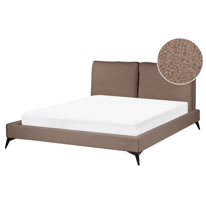 Ágy Buklé Melle 160 x 200 cm Barna