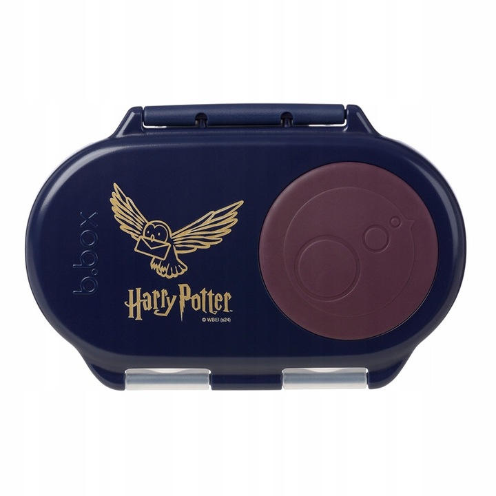 Harry Potter uzsonnás doboz, B.BOX, szivárgásmentes, 2 rekeszes, szilikon, többszínű