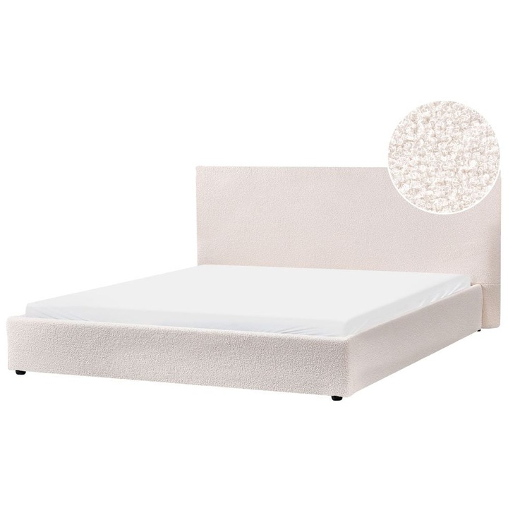 Ágy Buklé Lavaur 180 x 200 cm Törtfehér