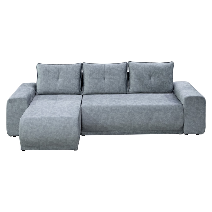 Coltar extensibil CD Sofa ANGELO gri deschis 290x160cm