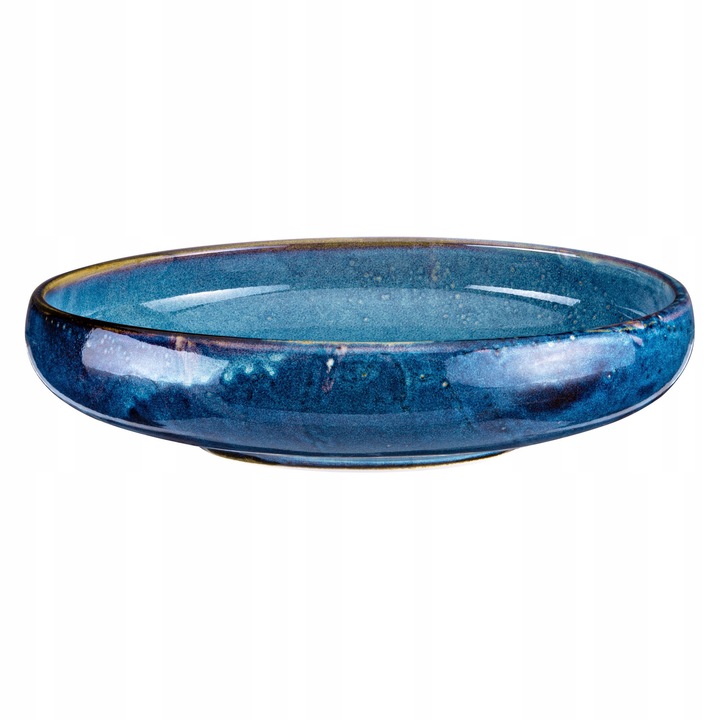 Bol DEEP BLUE Verlo, 29.5 cm, portelan, design ultramarin cu margine ruginita