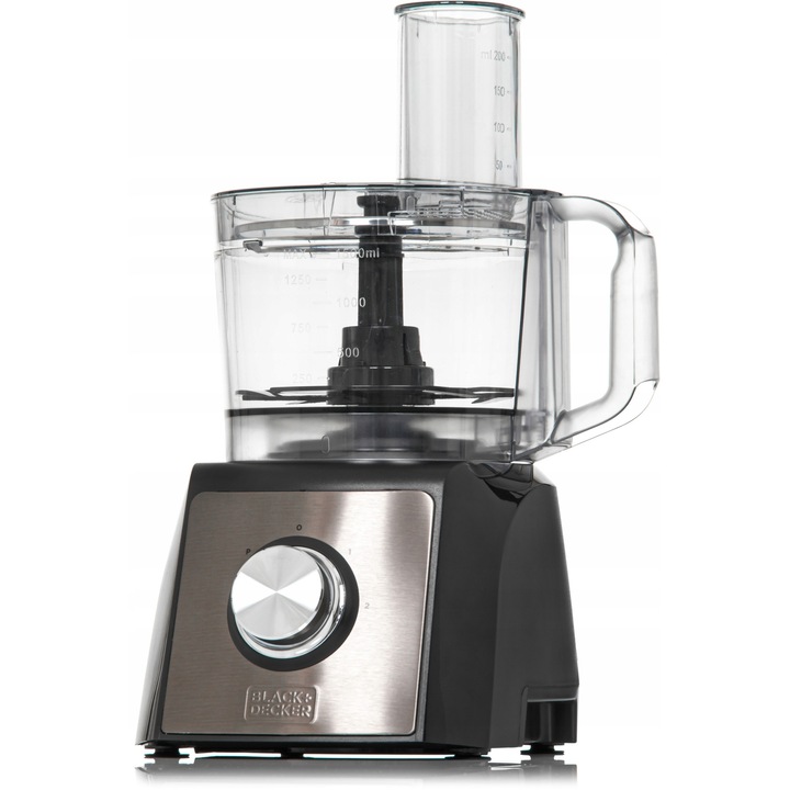Robot de bucatarie Black&Decker BXFPA1200E 1200W, 3 viteze, 1,5l, inox