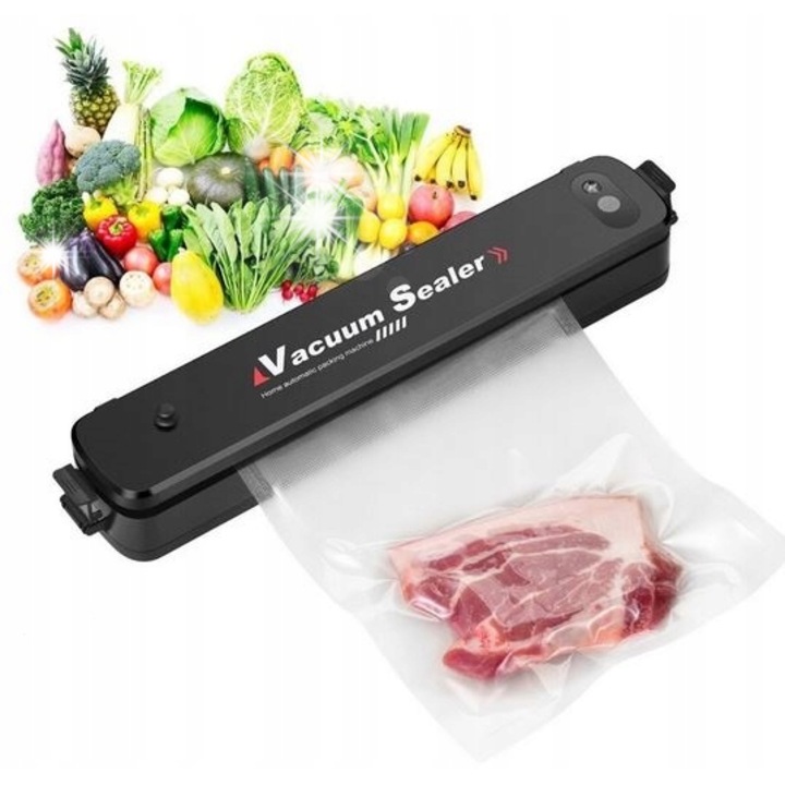 Aparat de vidat, model 2024, 9 saci, negru, 345x65x40mm