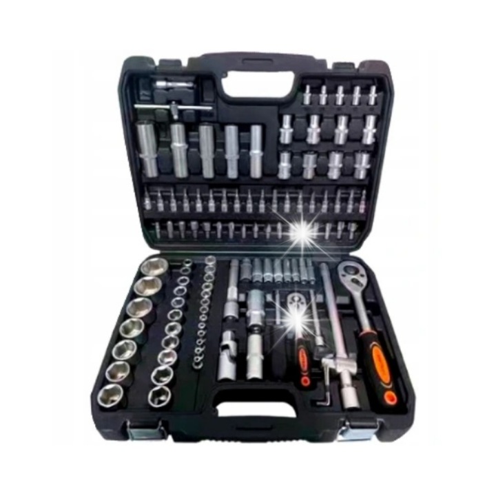 Комплект инструменти 101 части Kraft&Dele, от CrV стомана, с куфар за пренасяне