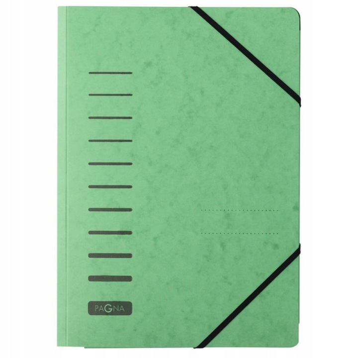 Dosar A4 Durable, 3 clape, verde, 200 coli