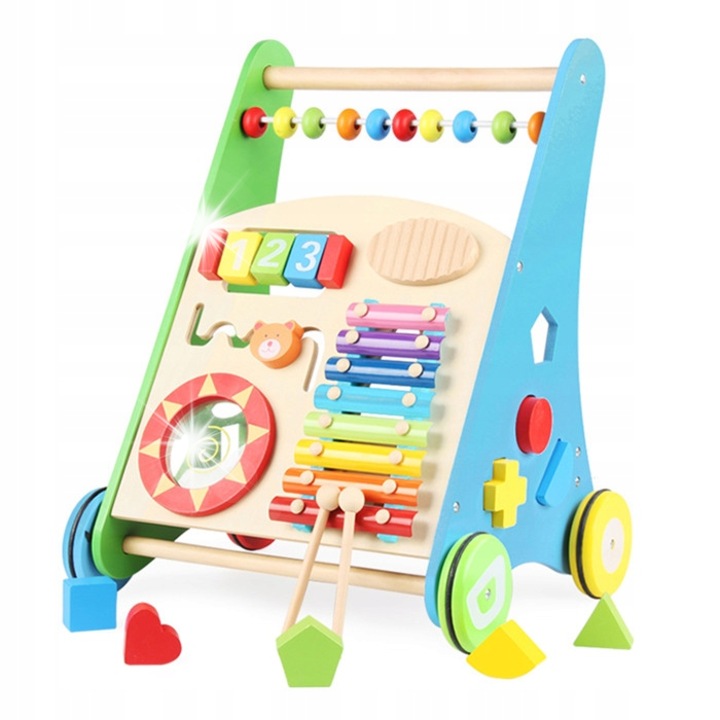 MINEXO fa járássegítő hangszerrel, 38x32x70cm, 12 hónapos kortól