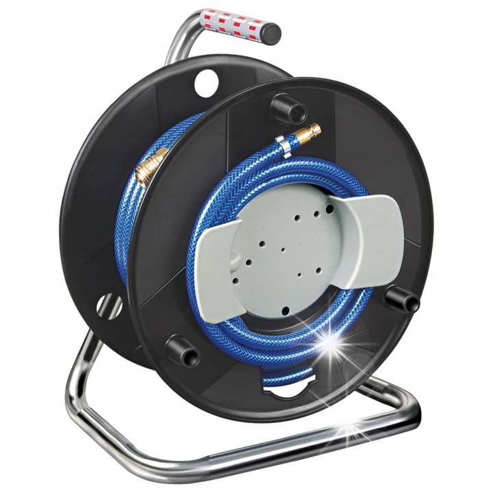 Furtun pneumatic 20m cu tambur, Brennenstuhl, 36,5x29,3x18,7cm