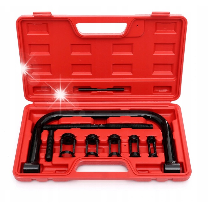 Set de unelte pentru demontare valve 10 elemente, Kraft&Dele, 305mm, valiza inclusa