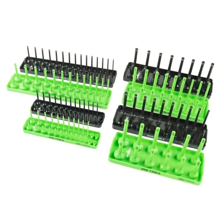 6db dugókulcs tartó 1/4" 3/8" 1/2"