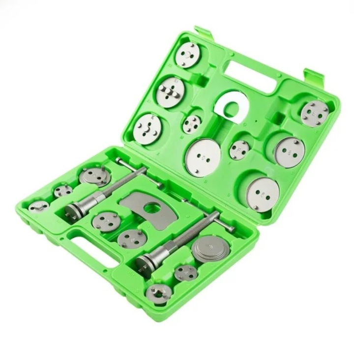 Set 21 piese trusa scule DSD Tools pentru sistem franare auto, include adaptoare, multicolor