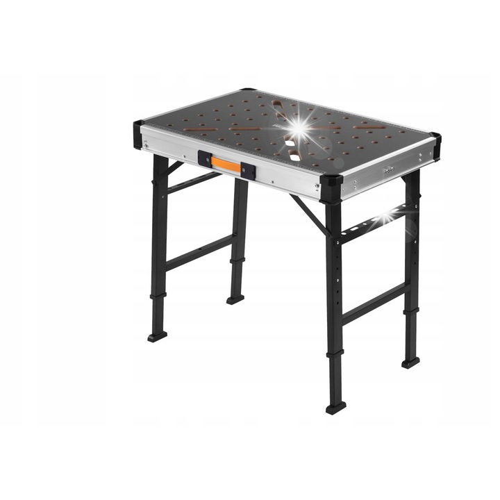 Сгъваема работна маса KD11872, 454 кг, 845x600мм, 5 степени на височина, с аксесоари