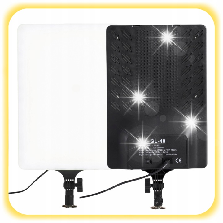 Lampa studio LED Pixel 40x28cm cu stativ reglabil 210cm si telecomanda