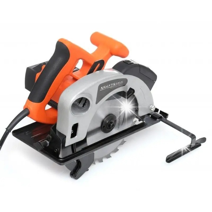 Fierastraie electrica manuala Kraft&Dele KD1719, 2850W, 185mm, cu laser, set complet