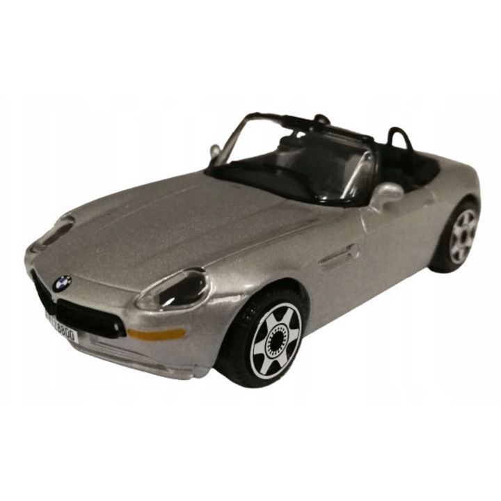 Gyűjthető kisautó, Bburago, BMW Z8 Street Fire, fém, szürke, 1:43
