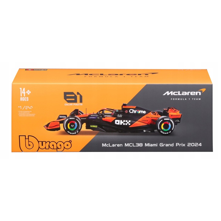 BBU 1:24 Race F1 McLaren MCL38 Piastri 28033_81