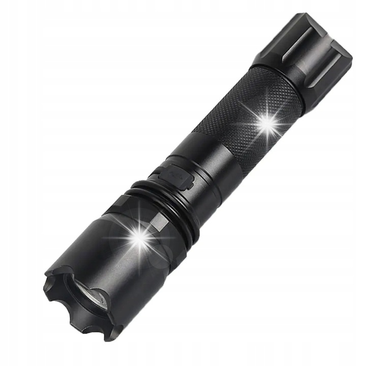 Фенер Superfire A10, 550lm, USB, водоустойчив IP44, размери 150x35x30mm, включена батерия 18650