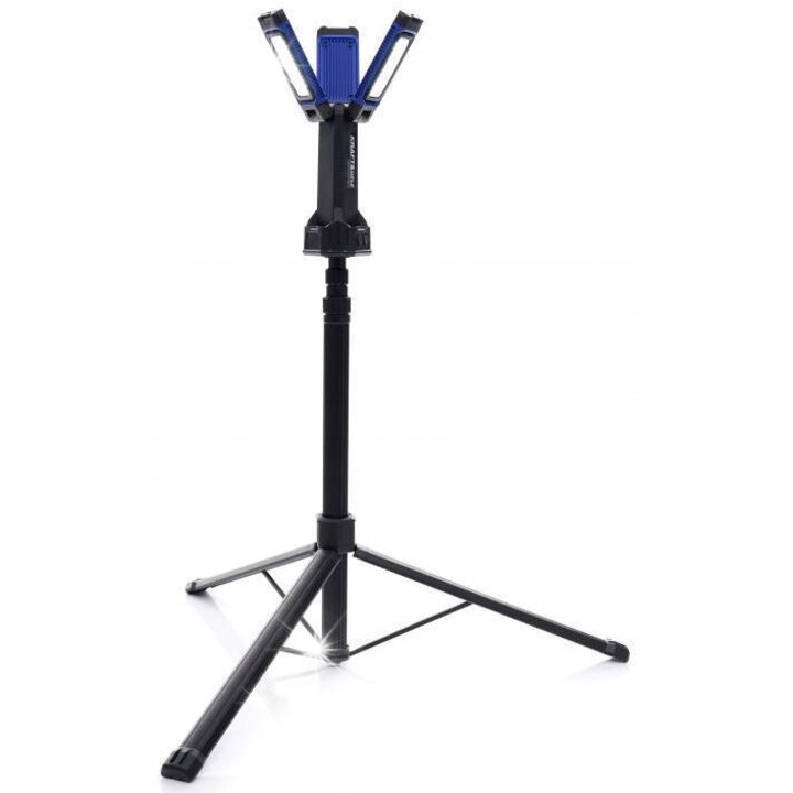 Lampa pe stativ Kraft&Dele KD1268, 4500 Lm, 4000 mAh, 12x12x89cm, waterproof