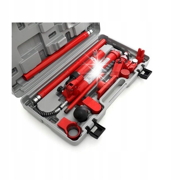 Set scule hidraulice 10T KD327, 4 prelungiri, valiza, 73x40x17cm, 32kg