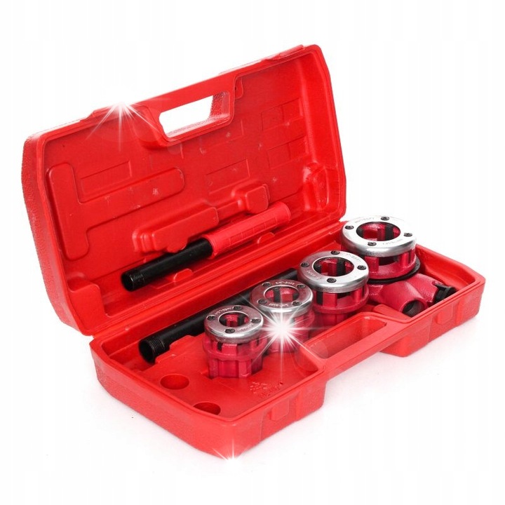 Set scule hidraulice, KD330, 4 piese, zacaminte 1/2" - 1 1/4", cu valiza de transport