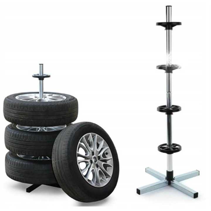 Suport pentru roti auto Kraft&Dele KD1363, 4 suporturi, 50x50cm, max 100kg