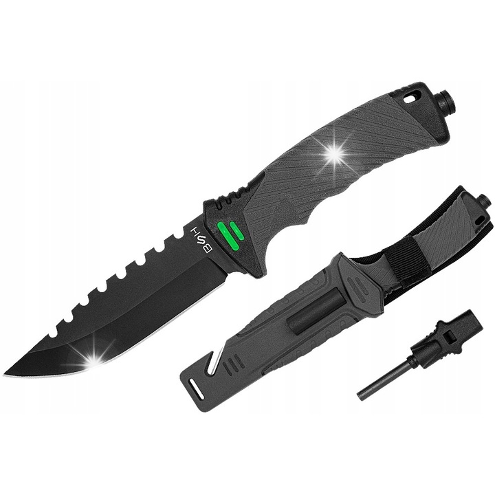Cutit tactic BSH Adventure, clip point, antiderapant, 250mm