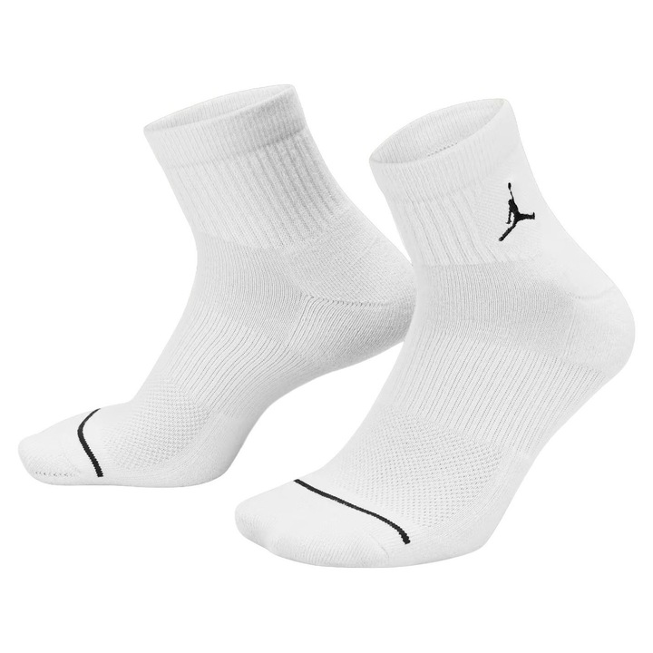 Sosete Nike U J Everyday Cush Poly Ankle 3pr - 144 DX9655100 Unisex Alb XL