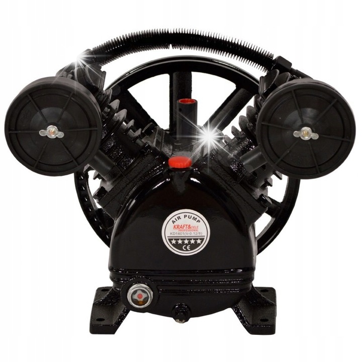 Въздушен компресор Kraft&Dele, модел KD1402, 2 цилиндъра, 8 бара, 2,2KW, 14кг
