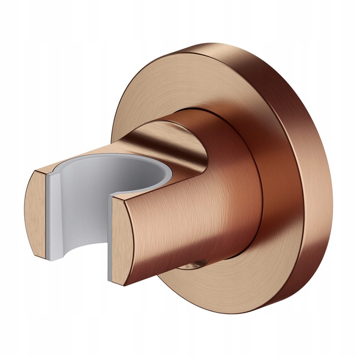 Suport dus Omnires, cupru periat, 6cm diametru rozeta, 5cm distanta fata de perete