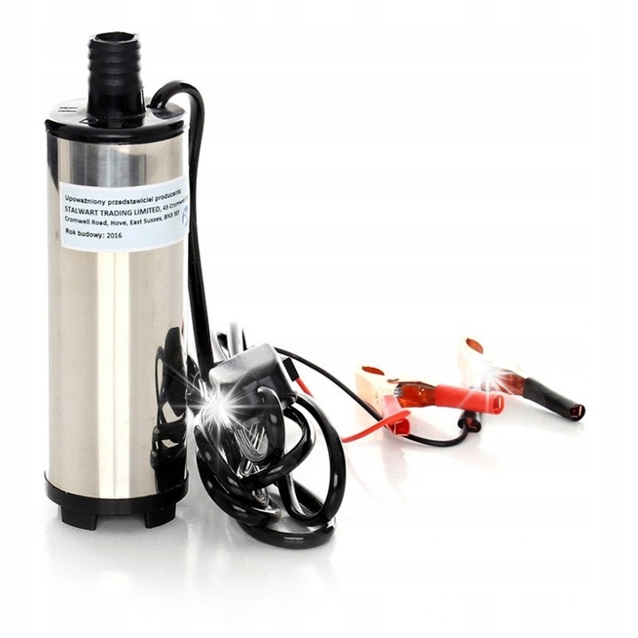 Потопяема помпа 12V, Kraft&Dele, 12л/мин, 38х145мм, инокс