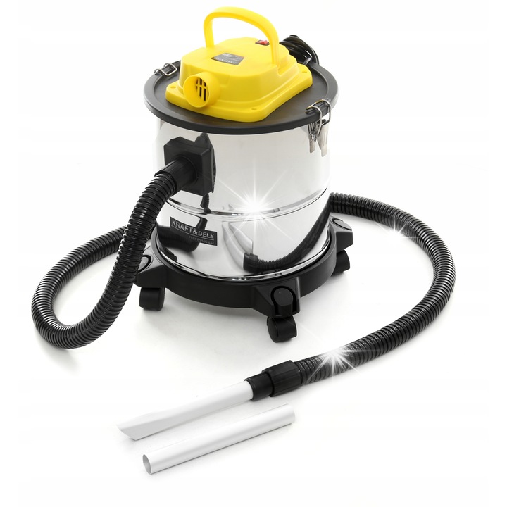 Ipari porszívó 20L 1650W, fúvó funkció, HEPA szűrő, komplett készlet