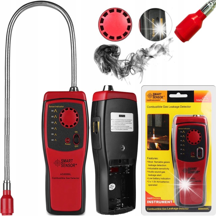 Detector gaz, Smart Sensor, 36 cm, 50PPM