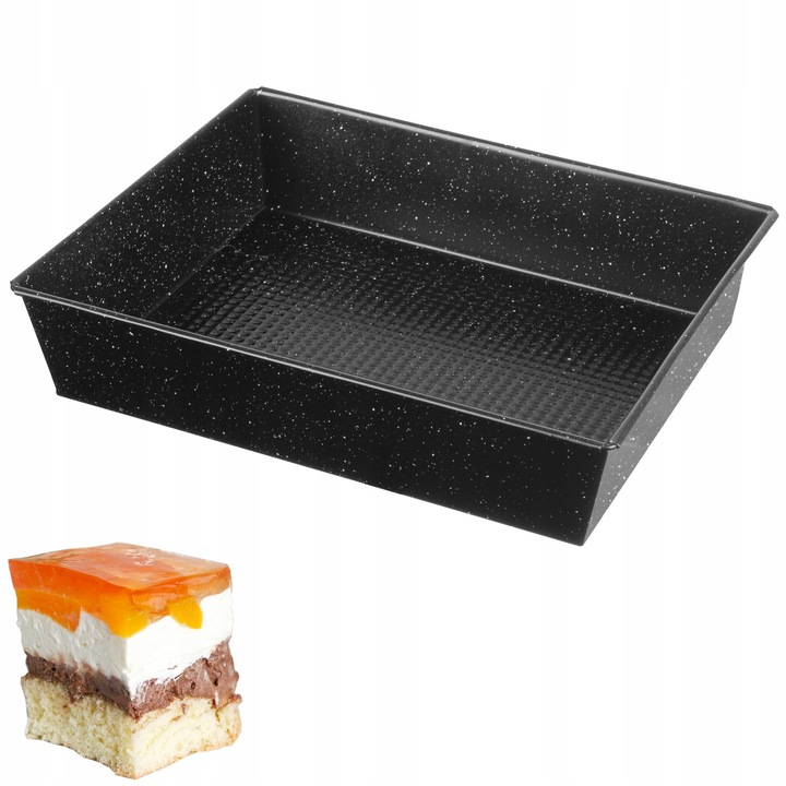 Brunbeste tortaforma, 28x23x6cm, acél, tapadásmentes