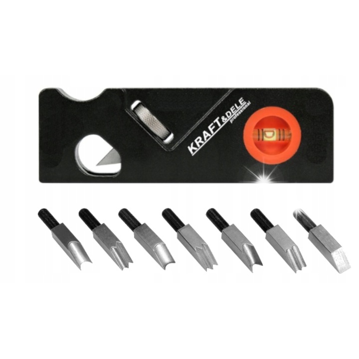 Rindea de tamplarie cu 7 lame, Kraft&Dele, Aluminiu