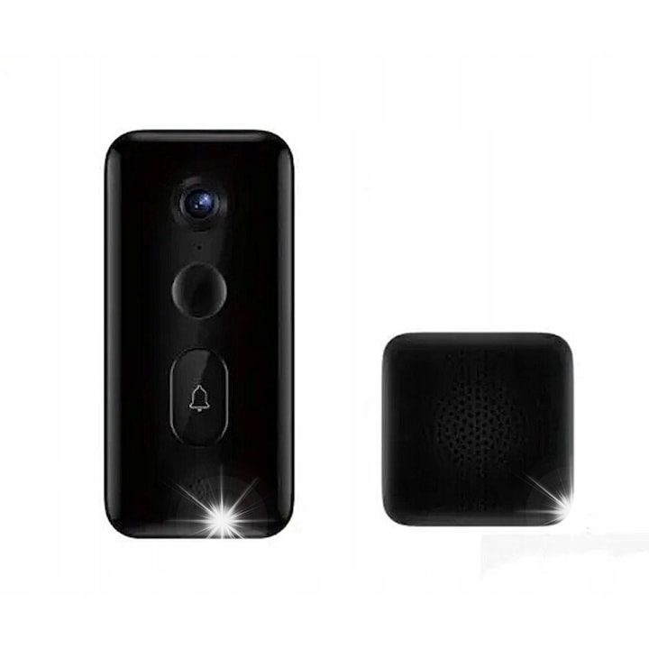 Videodomofon cu camera 2D Xiaomi Smart Dorbell 3, 2K, 5200 mAh