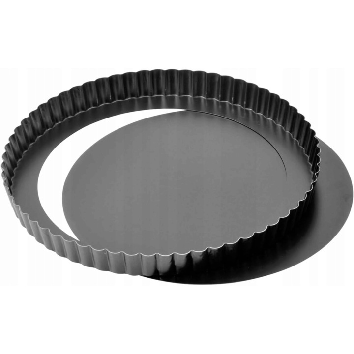 Кръгла форма Kaiser La Forme Plus, 26 см, алуминий, черна, незалепваща