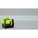 Nivela laser 4D LASER PRO GREEN, 16 linii, auto-nivelare, 360°, negru+galben, set cu 2 acumulatori, suport, valiza, ochelari