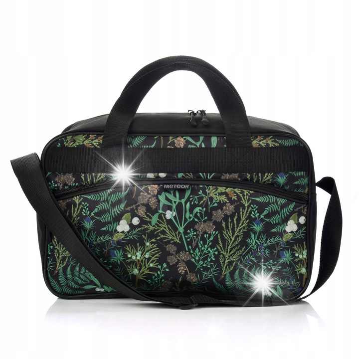 Geanta sport, Lokman Verdant, 20l, negru-verde, 20x40x25cm