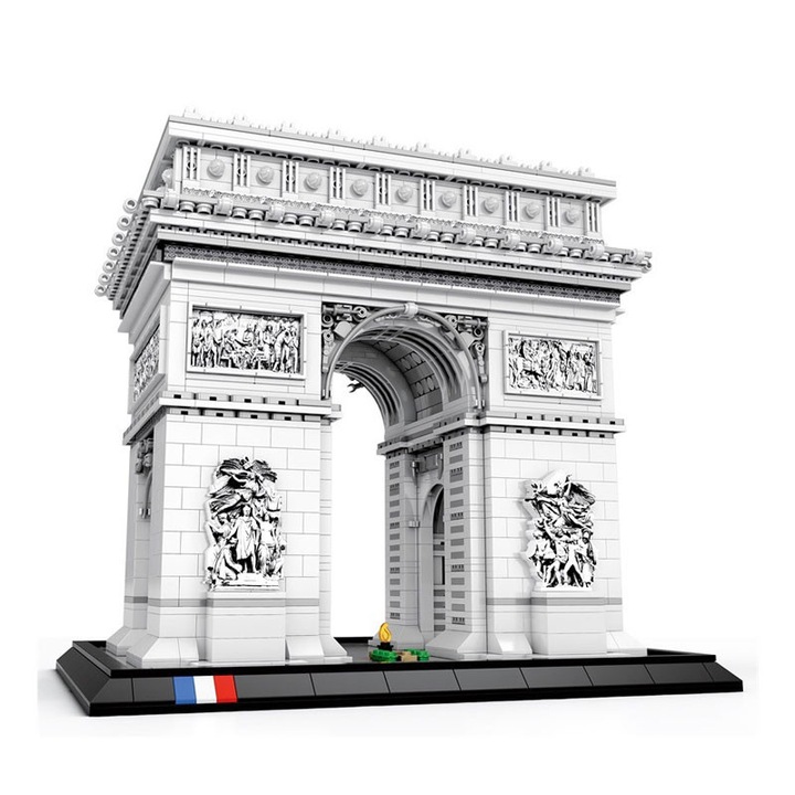Макет на Триумфална арка Reobrix 66024, комплект от 3718 части, детайлен, подходящ за излагане