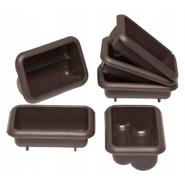 Силиконова форма Lurch FlexiForm 6 Мини-Щрудела, незалепваща, 9x5.5x4см