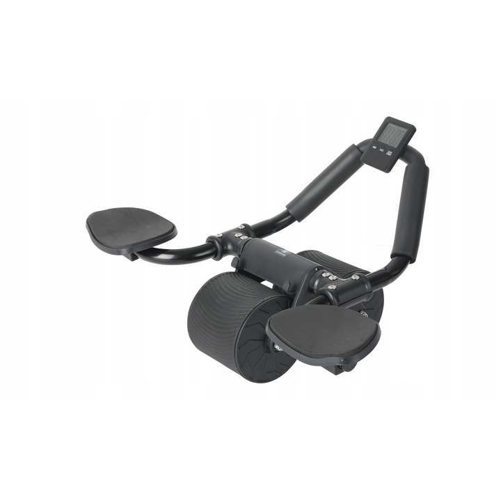 Rola de antrenament pentru abdomen, set cu amortizare automata, 48x36x24cm, 1,5kg, max 100kg