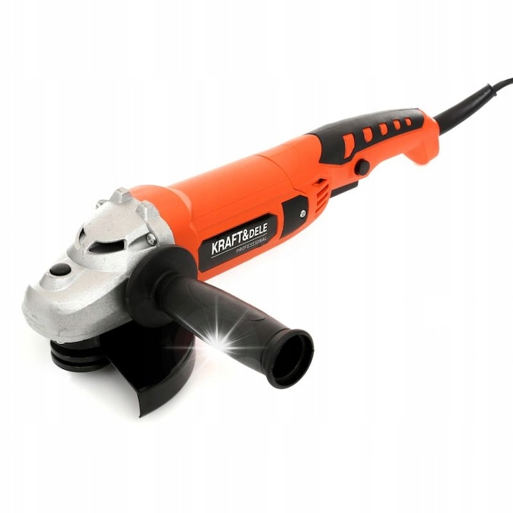 Ъглошлайф 1400W 12000rpm 125mm, комплект, Kraft&Dele