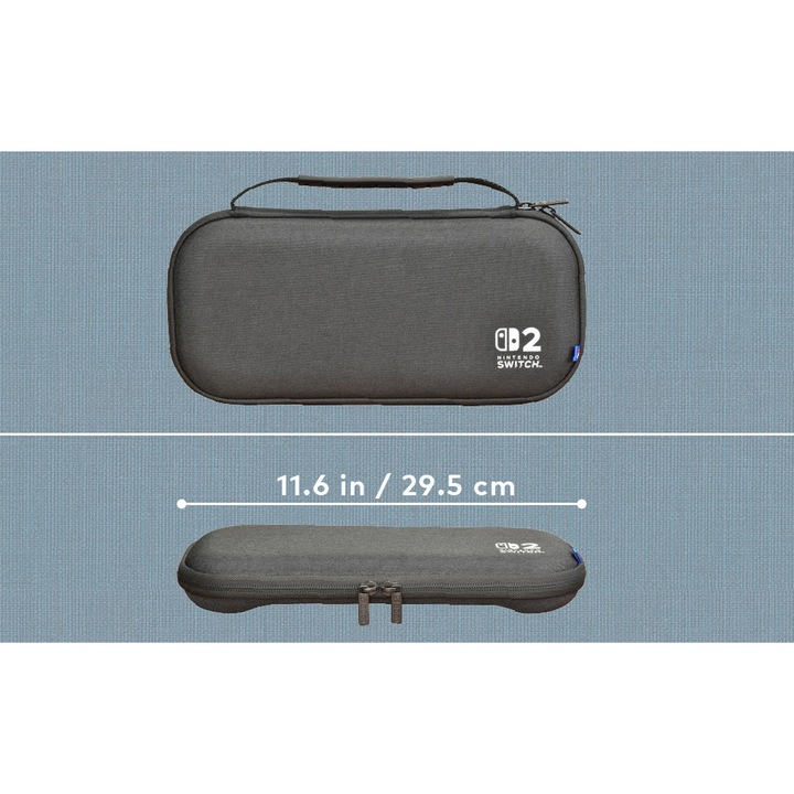 Husă de protecție consolă, HORI Slim Tough Pouch, Nintendo Switch 2, Oficială, Negru