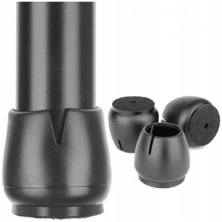 Set 32 bucati protectii pentru picioare mobilier 12-16mm, silicon, waterproof