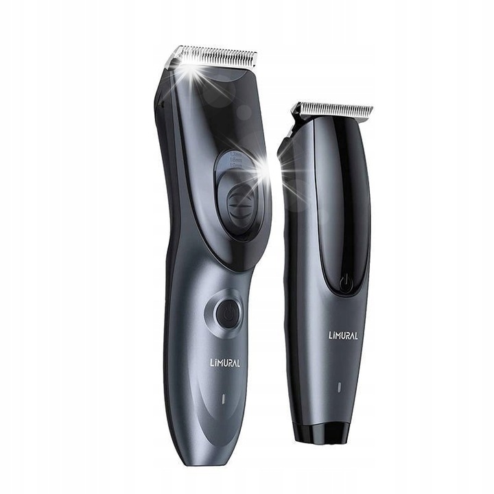 Set masina de tuns si trimmer Limural, 6 capete de taiere