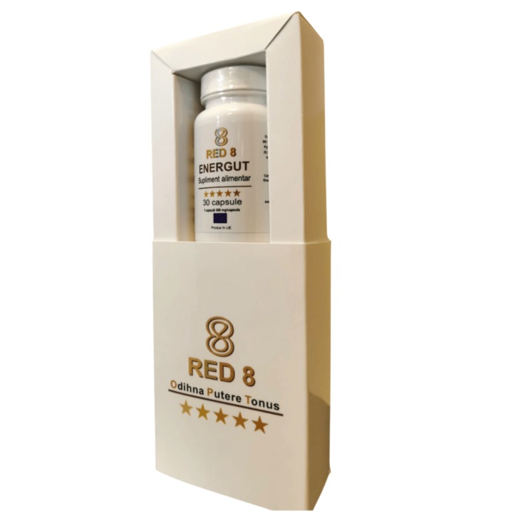 RED 8 ENERGUT, supliment alimentar pentru energie si vitalitate, 30 capsule