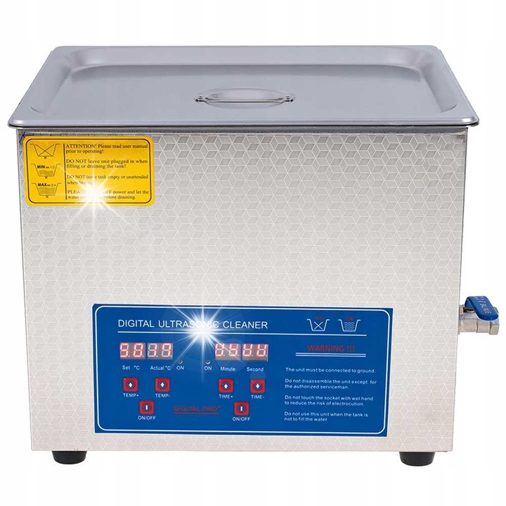 Ultrahangos tisztító, Heckermann, 10L, 200/240W
