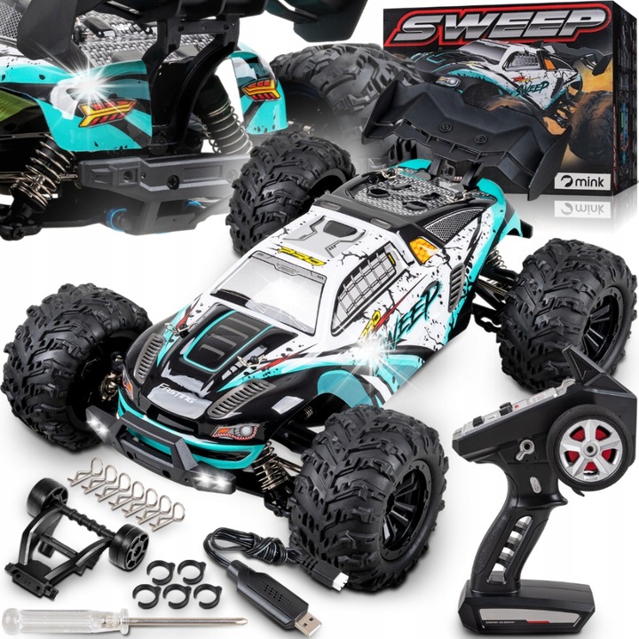 Masinuta de teren, Mink, Multicolor, 1:16, 70km/h